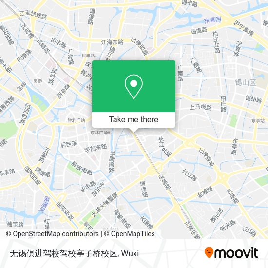 无锡俱进驾校驾校亭子桥校区 map