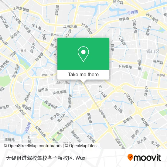 无锡俱进驾校驾校亭子桥校区 map