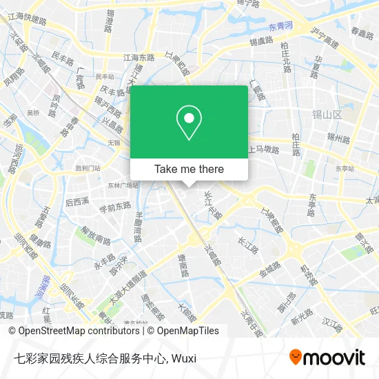 七彩家园残疾人综合服务中心 map