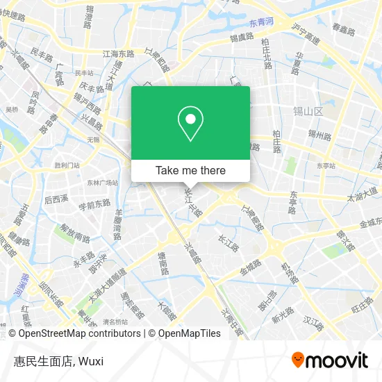 惠民生面店 map
