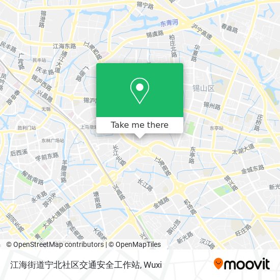 江海街道宁北社区交通安全工作站 map