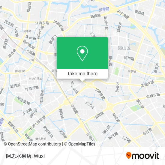 阿忠水果店 map