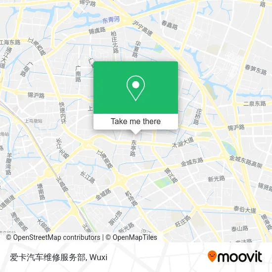 爱卡汽车维修服务部 map