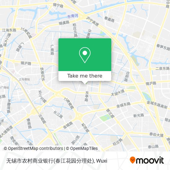 无锡市农村商业银行(春江花园分理处) map