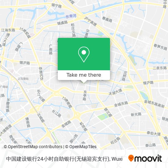 中国建设银行24小时自助银行(无锡迎宾支行) map