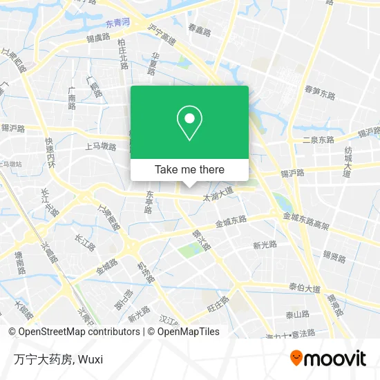 万宁大药房 map