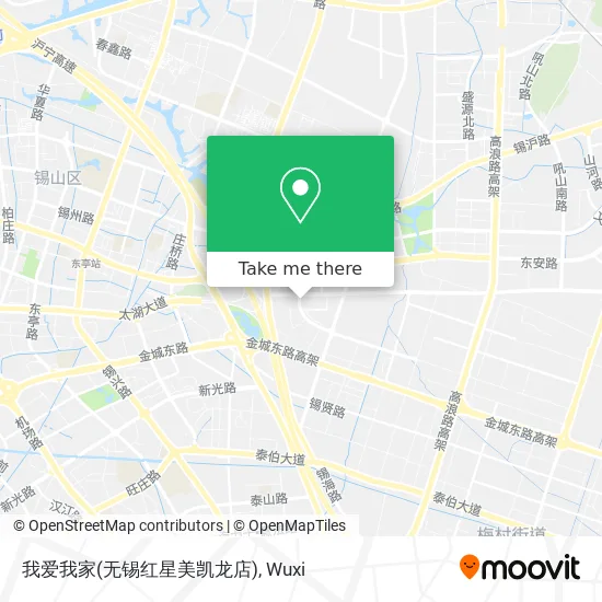 我爱我家(无锡红星美凯龙店) map