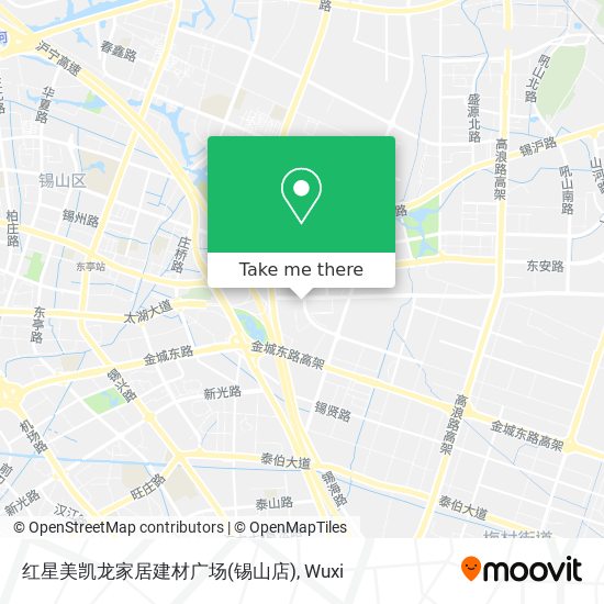 红星美凯龙家居建材广场(锡山店) map
