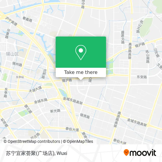 苏宁宜家荟聚(广场店) map