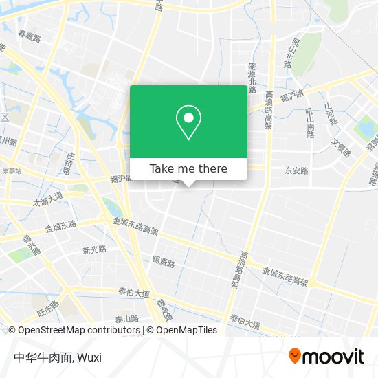中华牛肉面 map