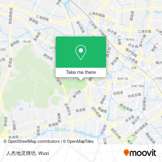 人杰地灵牌坊 map