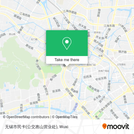 无锡市民卡(公交惠山营业处) map