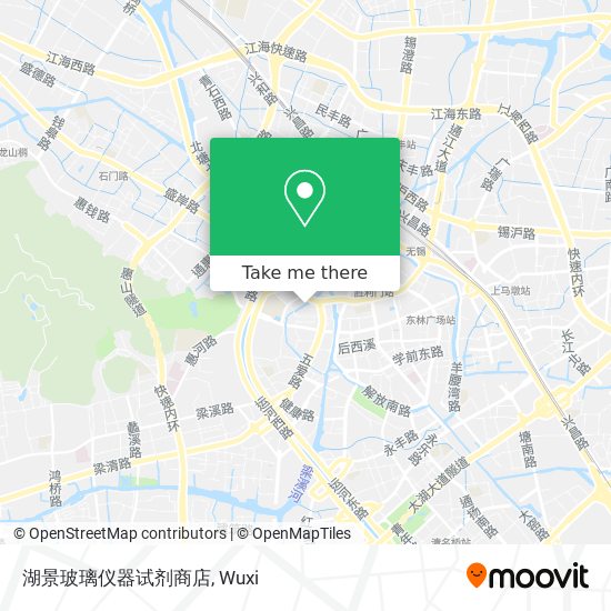 湖景玻璃仪器试剂商店 map