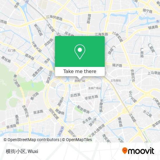 横街小区 map