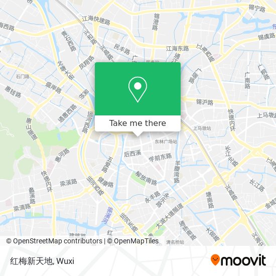 红梅新天地 map