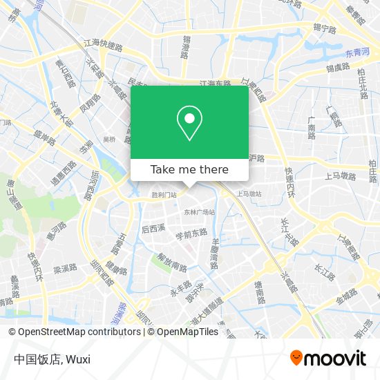 中国饭店 map