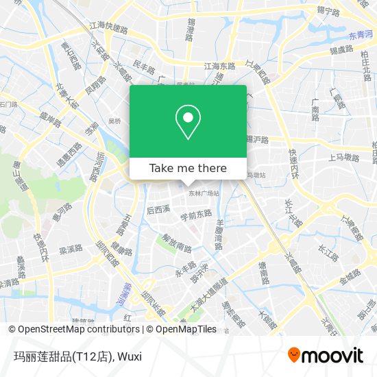 How to get to 玛丽莲甜品(T12店) in 梁溪区by Bus or Metro?