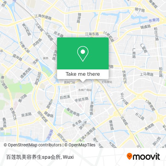 百莲凯美容养生spa会所 map