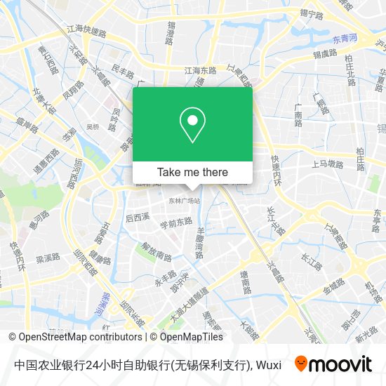 中国农业银行24小时自助银行(无锡保利支行) map