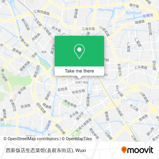 西新饭店生态菜馆(县前东街店) map
