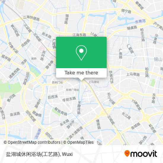 盐湖城休闲浴场(工艺路) map
