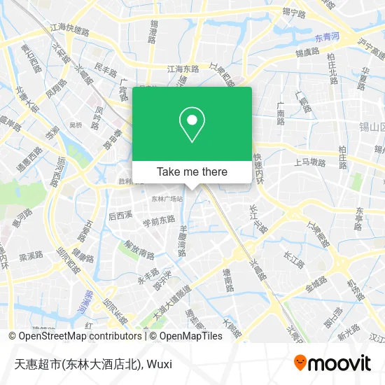 天惠超市(东林大酒店北) map