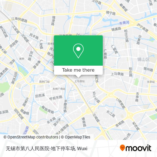 无锡市第八人民医院-地下停车场 map