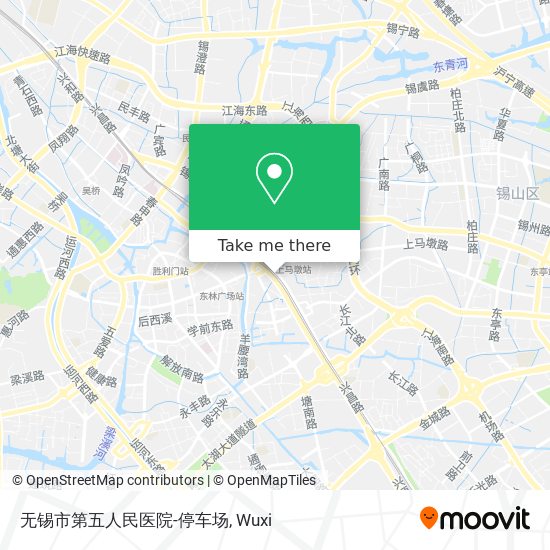 无锡市第五人民医院-停车场 map