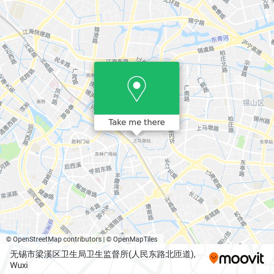 无锡市梁溪区卫生局卫生监督所(人民东路北匝道) map
