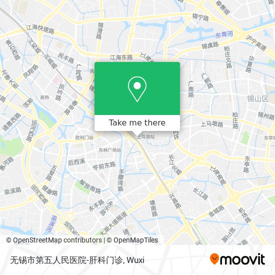 无锡市第五人民医院-肝科门诊 map