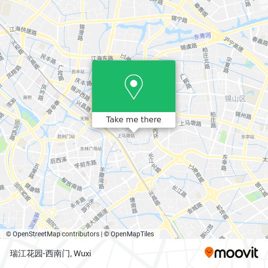 瑞江花园-西南门 map
