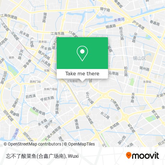 忘不了酸菜鱼(合鑫广场南) map