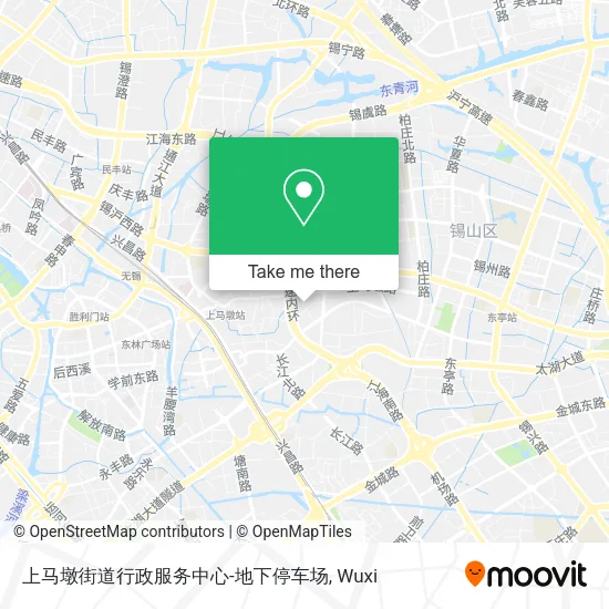 上马墩街道行政服务中心-地下停车场 map