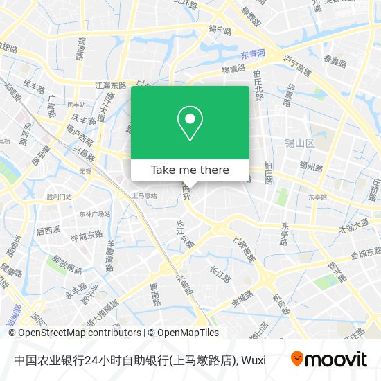 中国农业银行24小时自助银行(上马墩路店) map