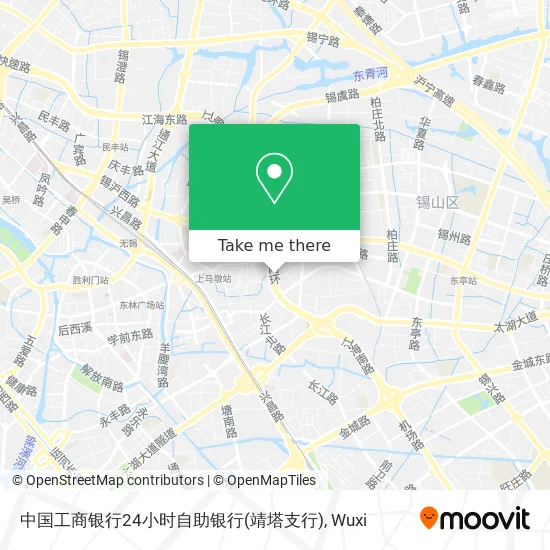 中国工商银行24小时自助银行(靖塔支行) map