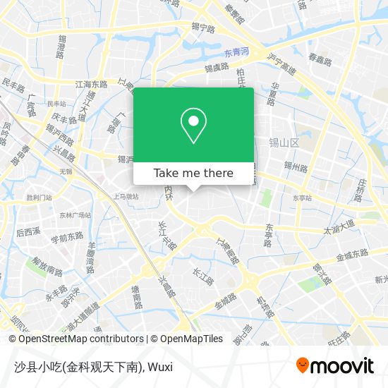 沙县小吃(金科观天下南) map