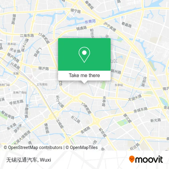 无锡泓通汽车 map