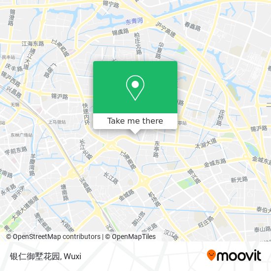 银仁御墅花园 map