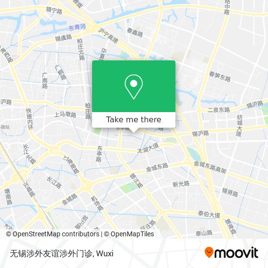 无锡涉外友谊涉外门诊 map