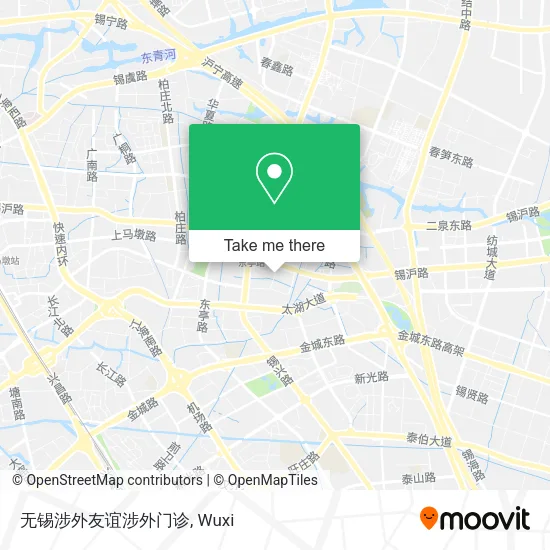 无锡涉外友谊涉外门诊 map