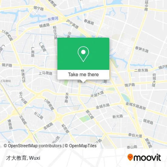 才大教育 map