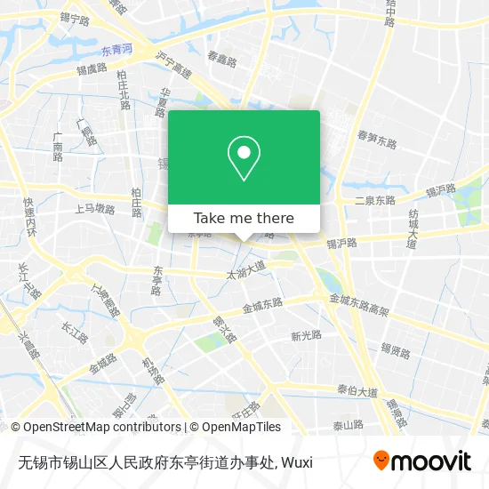 无锡市锡山区人民政府东亭街道办事处 map