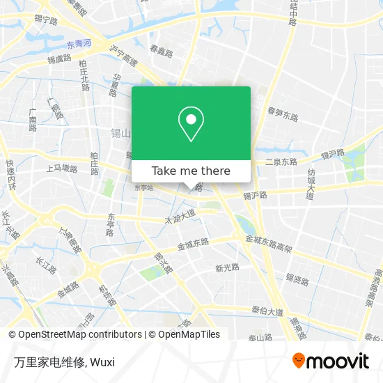 万里家电维修 map