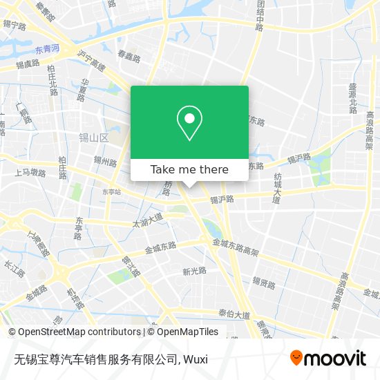 无锡宝尊汽车销售服务有限公司 map