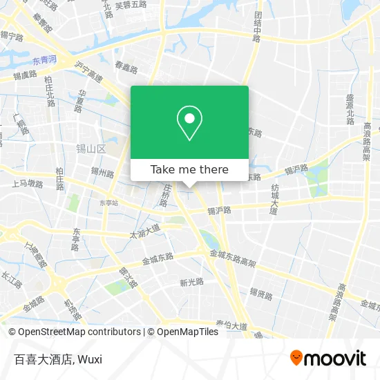 百喜大酒店 map