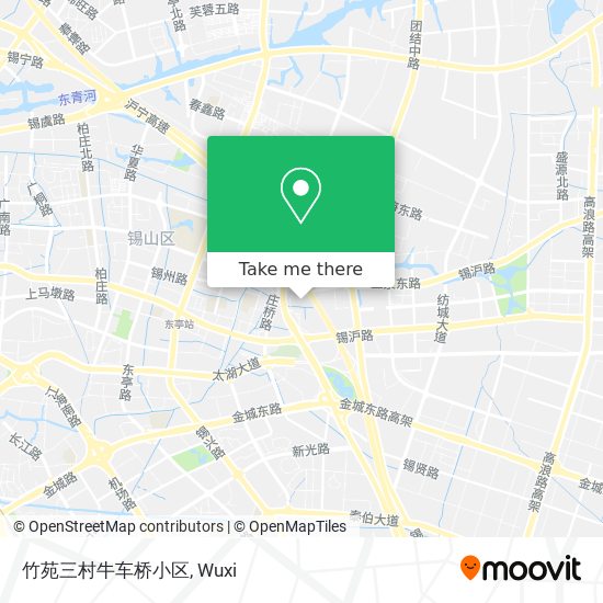竹苑三村牛车桥小区 map