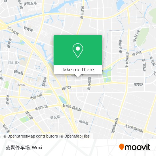 荟聚停车场 map