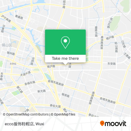 ecco服饰鞋帽店 map
