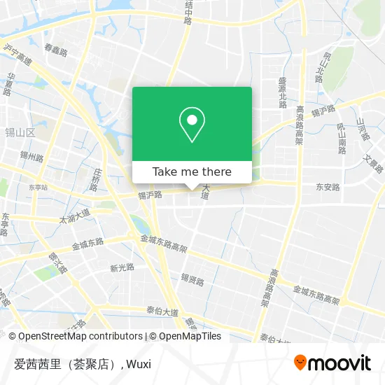 爱茜茜里（荟聚店） map