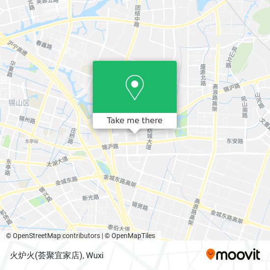 火炉火(荟聚宜家店) map